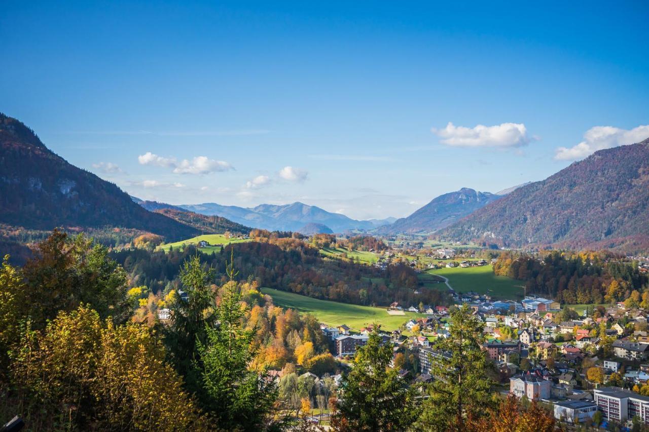 Ferienwohnung Bergsonne Mit Sonnenbalkon Und Tiefgaragen Parkplatz Bad Ischl Kültér fotó